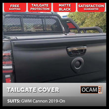 Load image into Gallery viewer, Tailgate Cap Protection Cover for GWM Cannon 2019-Current, Black
