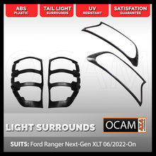 Load image into Gallery viewer, Head Light & Tail Light Surrounds for Ford Ranger Next-Gen XLT 06/2022-Current