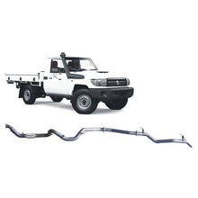 Load image into Gallery viewer, Redback Extreme Duty 3" Single Exhaust System for Toyota Landcrusier 79 Series, Single Cab, 03/2007-10/2016, Turbo Back, Non-DPF Models