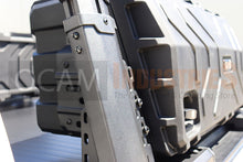 Load image into Gallery viewer, Aluminium Military Tub Rack, C-Type, with Cargo Storage Boxes, Suits Triton, D-MAX, BT-50, Ranger, NP300, X-Class, Hilux N80,