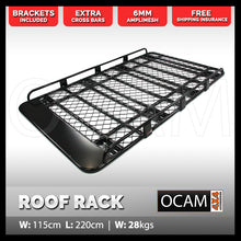 Load image into Gallery viewer, OCAM Aluminium Tradesman Roof Rack For Toyota Landcruiser Prado 150 Series Alloy