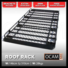 Load image into Gallery viewer, OCAM Aluminium Tradesman Roof Rack For Mercedes Vito Crew Cab LWB 3100x1464mm