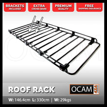 Load image into Gallery viewer, OCAM Aluminium Tradesman Roof Rack For Volkswagen Transporter T4 LWB 3300x1464