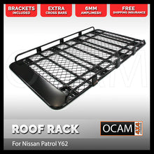 Load image into Gallery viewer, OCAM Aluminium Tradesman Roof Rack for Nissan Patrol Y62 2012+ Alloy