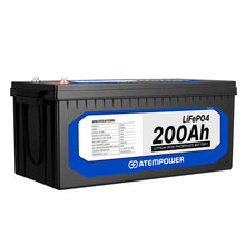 Load image into Gallery viewer, ATEMPOWER 12V 200Ah Lithium Battery LiFePO4