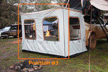 Load image into Gallery viewer, OCAM Wingman Premium Passenger Side Awning Wall, Position #3