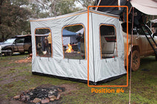 Load image into Gallery viewer, OCAM Wingman Premium Passenger Side Awning Wall, Position #4