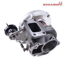 Load image into Gallery viewer, Kinugawa Ball Bearing Turbocharger 4" Anti-Surge GTX3076R Gen II 2 T3 5-Bolts Low Mount w/ V-band Adapter for Ford XR6 BA BF FG GFX