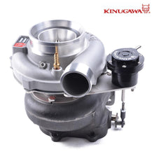 Load image into Gallery viewer, Kinugawa Ball Bearing Turbocharger 4" Anti-Surge GTX3576R Gen II 2 T3 5-Bolts Low Mount w/ V-band Adapter for Ford XR6 BA BF FG GFX