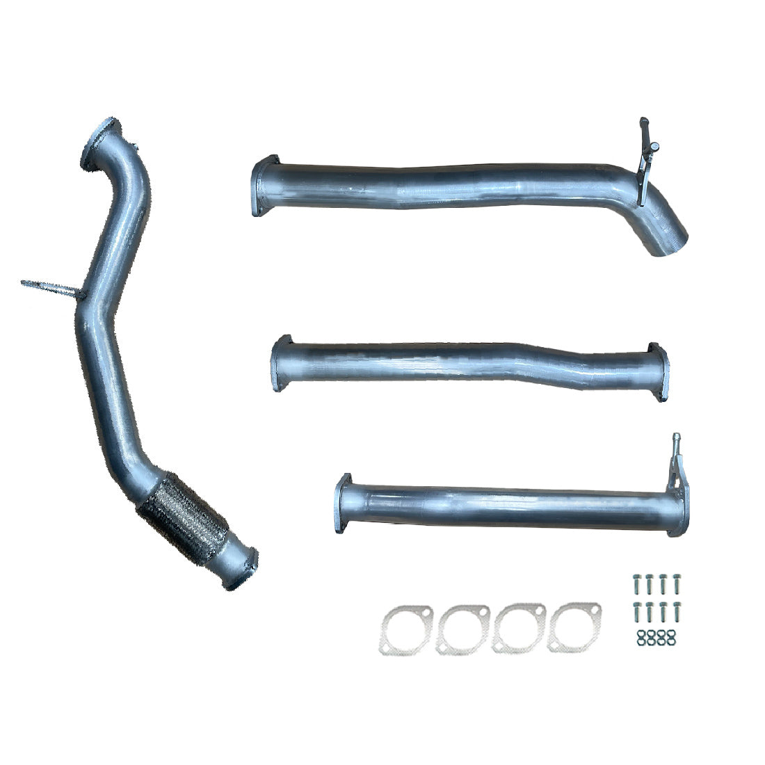 Ford PX Ranger 3.2L 3" Turbo Back Exhaust No Cat With Diff Pipe Raw performanceheaven