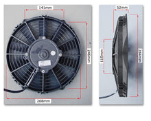 Load image into Gallery viewer, SPAL 10" Fan straight blade 643CFM