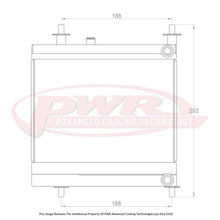 Load image into Gallery viewer, 42mm Auxiliary LHS Radiator (Toyota Supra GR A90 2019+)