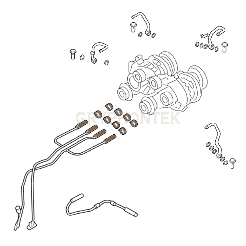 BMW 5 6 Series S63 Turbo Coolant Line Repair Kit performanceheaven