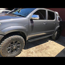 Load image into Gallery viewer, TOYOTA HILUX ROCK SLIDERS - (2005-15) KUN HIGH TENSILE STEEL 4X4 SIDE STEPS