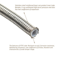 Load image into Gallery viewer, Braided PTFE Hose Assemblies 6AN 1/2" Hose