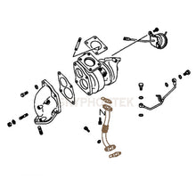 Load image into Gallery viewer, Turbo Oil Drain Hose Kit 4G63T DSM Eclipse 1G 2G EVO 1~3 TD05H 14B 16G 20G TB25