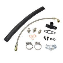Load image into Gallery viewer, Turbo Oil Feed Return Line Kit Nissan SR20DET with TD05H TD06 Water-Cooled