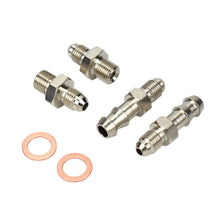 Load image into Gallery viewer, 4AN to M12x1.25 Turbo Water Adapter & Barb Fitting Kit