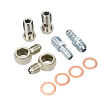 Load image into Gallery viewer, 6AN to M16x1.5 Turbo Water Banjo Bolt & Barb Fitting Kit