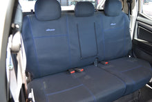 Load image into Gallery viewer, Second Row Wetseat Tailored Neoprene Seat &amp; Armrest Covers for Toyota FJ Cruiser 03/2011-Current, Black With White Stitching
