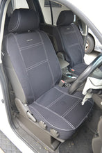 Load image into Gallery viewer, Second Row Wetseat Tailored Neoprene Seat Covers for Toyota Hilux N70 SR5 Dual Cab 09/2009-07/2015, Black With Charcoal Stitching

