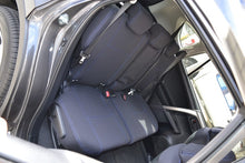 Load image into Gallery viewer, Third Row - Black Neoprene Seat Covers With Blue Stitching For Toyota LC80 Series Sahara

