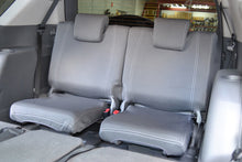 Load image into Gallery viewer, Third Row - Mid Grey Neoprene Seat Covers With White Stitching For Toyota LC80 Series Sahara
