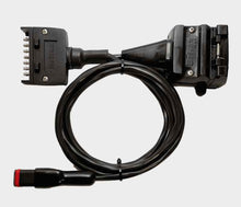 Load image into Gallery viewer, Elecbrakes Trailer Flat Adapter plug 7pin Flat Male -12pin Flat Female
