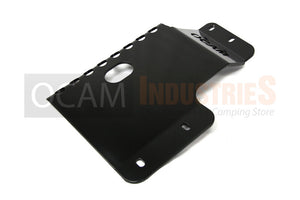 Aluminium Bash Plates For Toyota Landcruiser 70 76 78 79 Series 2007-24, Transfer Cover, 6mm Black V8 Diesel