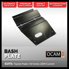Load image into Gallery viewer, OCAM Aluminium Bash Plates For Toyota Prado 150 Series 2009-Current 6mm Black
