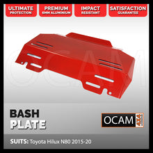 Load image into Gallery viewer, OCAM Aluminium Bash Plate For Toyota Hilux N80 2015-Current 6mm 1 Piece

