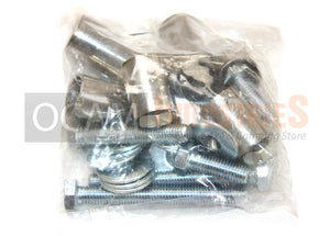 OCAM Aluminium Bash Plates For Toyota Hilux N80 SR SR5 2015-Current, 6mm, Black