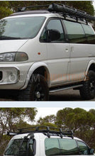 Load image into Gallery viewer, Aluminium Roof Rack for Mitsubishi Delica, Full Length Cage Alloy With 15cm Brackets
