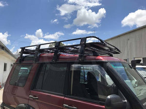 Aluminium Roof Rack For Land Rover Discovery 1 & 2 Full Length Cage Basket