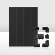Load image into Gallery viewer, Atem Power 12V 200W Bifacial Shingled Solar Panel Kit + Solar Mounting Brackets
