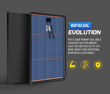 Load image into Gallery viewer, Atem Power 12V 200W Bifacial Shingled Solar Panel Kit + Solar Mounting Brackets
