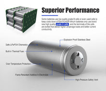 Load image into Gallery viewer, Atempower 50AH 12V LiFePO4 Lithium-Ion Battery AP-LFP-BLK-50
