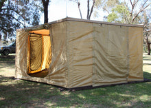 Load image into Gallery viewer, OCAM Wing Awning Tent Walls 6 Sides To Suit 2.5m x 2.5m Awning Passenger Side 4x4 Camping
