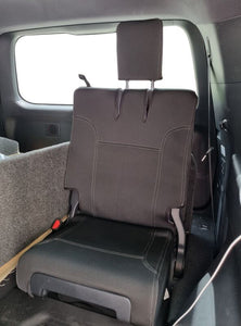 PRE-MADE BUNDLE Wetseat Neoprene Tailored Seat, Headrest & Console Covers for Toyota Landcruiser 300 Series GX/L 09/2021+ Black w/Black Stitching