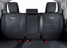 Load image into Gallery viewer, PRE-MADE BUNDLE Wetseat Neoprene Tailored Seat, Headrest &amp; Console Covers for Toyota Hilux SR/5 Dual Cab 09/2015-On Black with Blue Stitching
