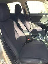 Load image into Gallery viewer, First &amp; Second Row Wetseat Neoprene Seat Covers Bundle for VW Amarok Core+, Trendline, Sportline, 09/2015-04/2023, Black With Charcoal Stitching
