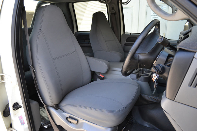 1st & 2nd Row Bundle - Mid Grey Neoprene Seat Covers With Black Stitching for Jeep Grand Cherokee WK 02/2011-Current