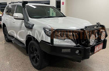 Load image into Gallery viewer, OCAM Deluxe Bull Bar for Toyota Prado 150 Series 09/2017-2023 + Pair 9' LED Spot Lights
