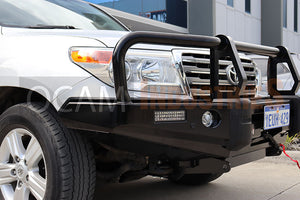 OCAM Deluxe Steel Bull Bar For Toyota Landcruiser 200 Series 08/2015-21, Winch Compatible