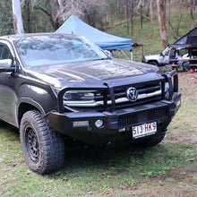 Load image into Gallery viewer, OCAM Deluxe Steel Bull Bar for Volkswagen Amarok 05/2023-On, OCAM 9.5k Winch + 9' LED Spot Lights
