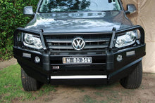 Load image into Gallery viewer, OCAM Deluxe Steel Bull Bar For Volkswagen Amarok, OCAM 9.5k Winch + 9' LED Spot Lights
