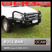 Load image into Gallery viewer, OCAM Deluxe Steel Bull Bar For Isuzu D-MAX 2017-07/2020, Winch Compatible, DMAX
