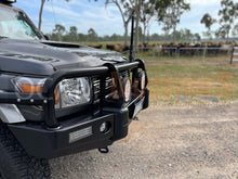 Load image into Gallery viewer, OCAM Deluxe Steel Bull Bar For Toyota Landcruiser 70 76 78 79 Series, 2024+ Winch Compatible
