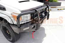 Load image into Gallery viewer, OCAM Deluxe Steel Bull Bar For Toyota Landcruiser 70 76 78 79 Series, 2024+ Winch Compatible
