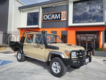 Load image into Gallery viewer, OCAM Deluxe Steel Bull Bar For Toyota Landcruiser 70 76 78 79 Series, 2024-On, Winch Compatible
